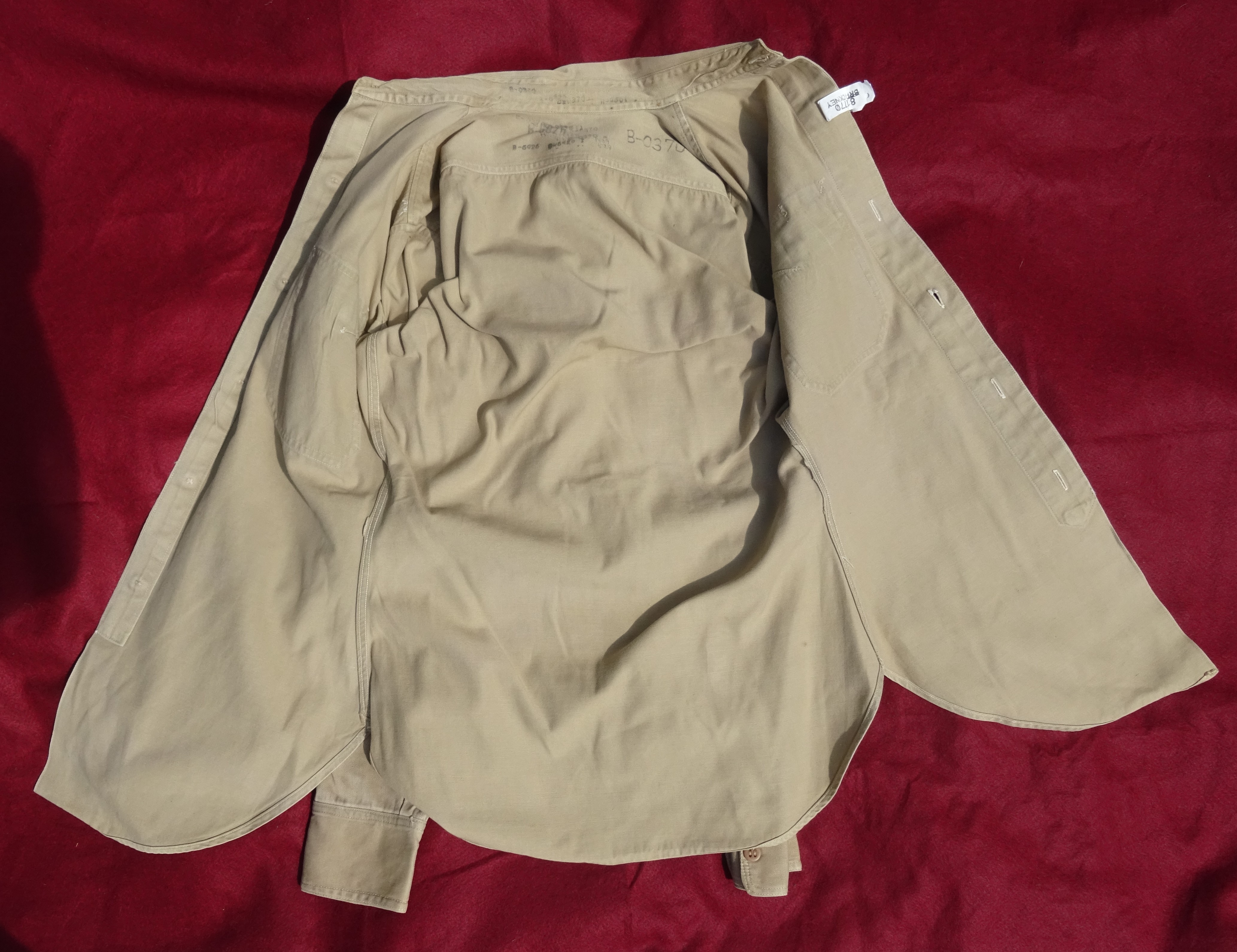US summer chino shirt ww2