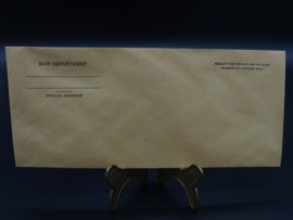 War Departement envelope