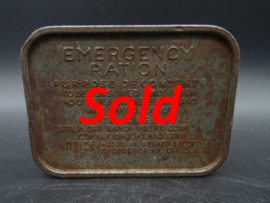 British emergency ration tin