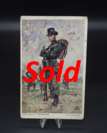 Belgian postcard Carabinier