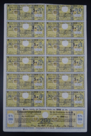 German Kriegsanleihe (War bonds) 5 Mark 1916