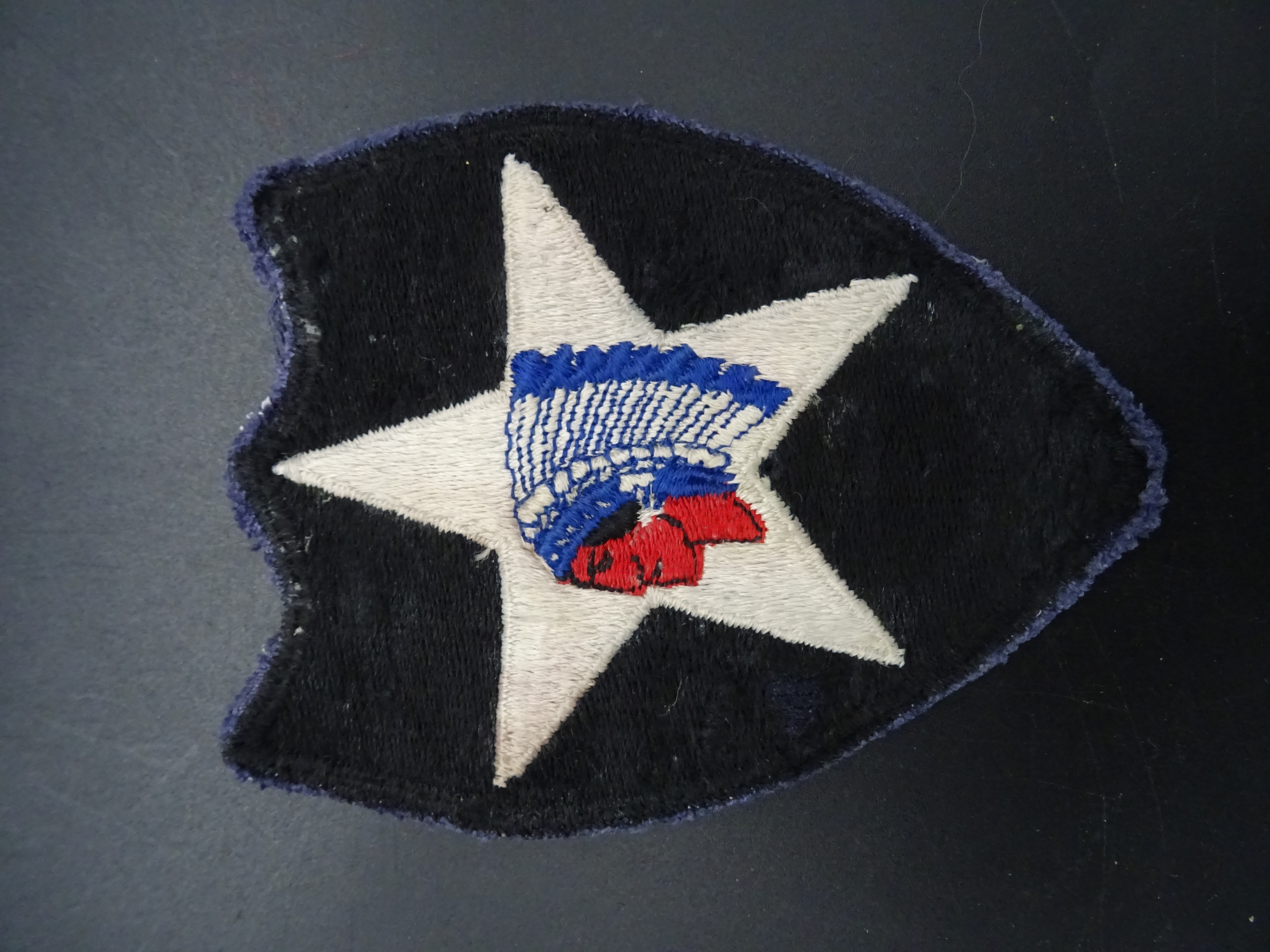 2nd Inf. Division Indianhead patch (repro)