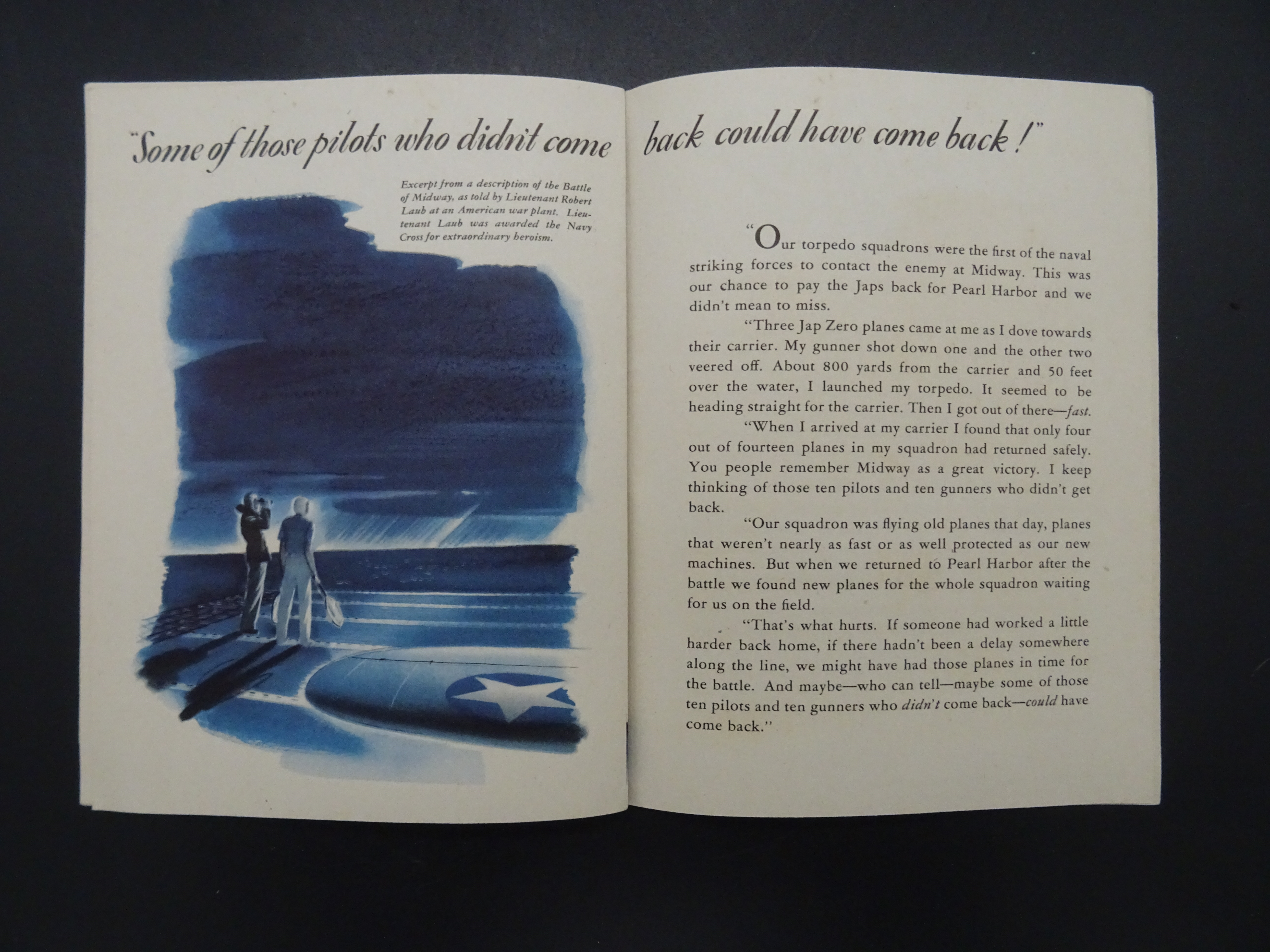US Navy booklet 'Lest we forget' 1943