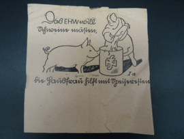 Lot with various German coupons WW2