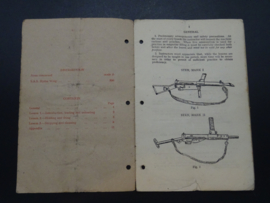 Small Arms Training manual Sten 1942