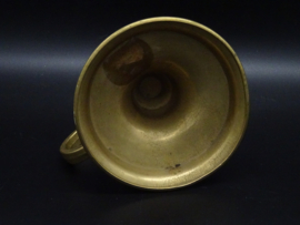 Brass candle holder with handle
