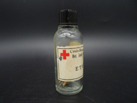 Belgian Red Cross ether bottle
