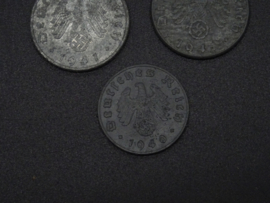German Reichspfennig set of 5 coins (1)