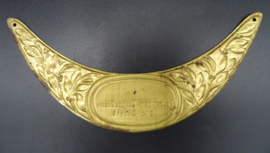 French Remembrance plaque WW1 for Adrian helmet