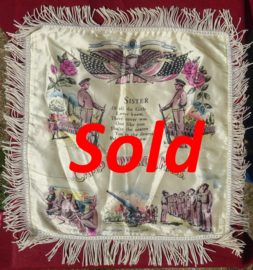 US Sweetheart pillow case 'Sister' Camp Edwards