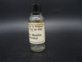 Belgian Red Cross mint alcohol bottle