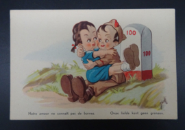 Belgian postcard WW2