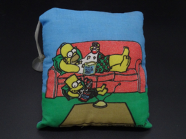 The Simpsons 1997 extra small cushion (blue)