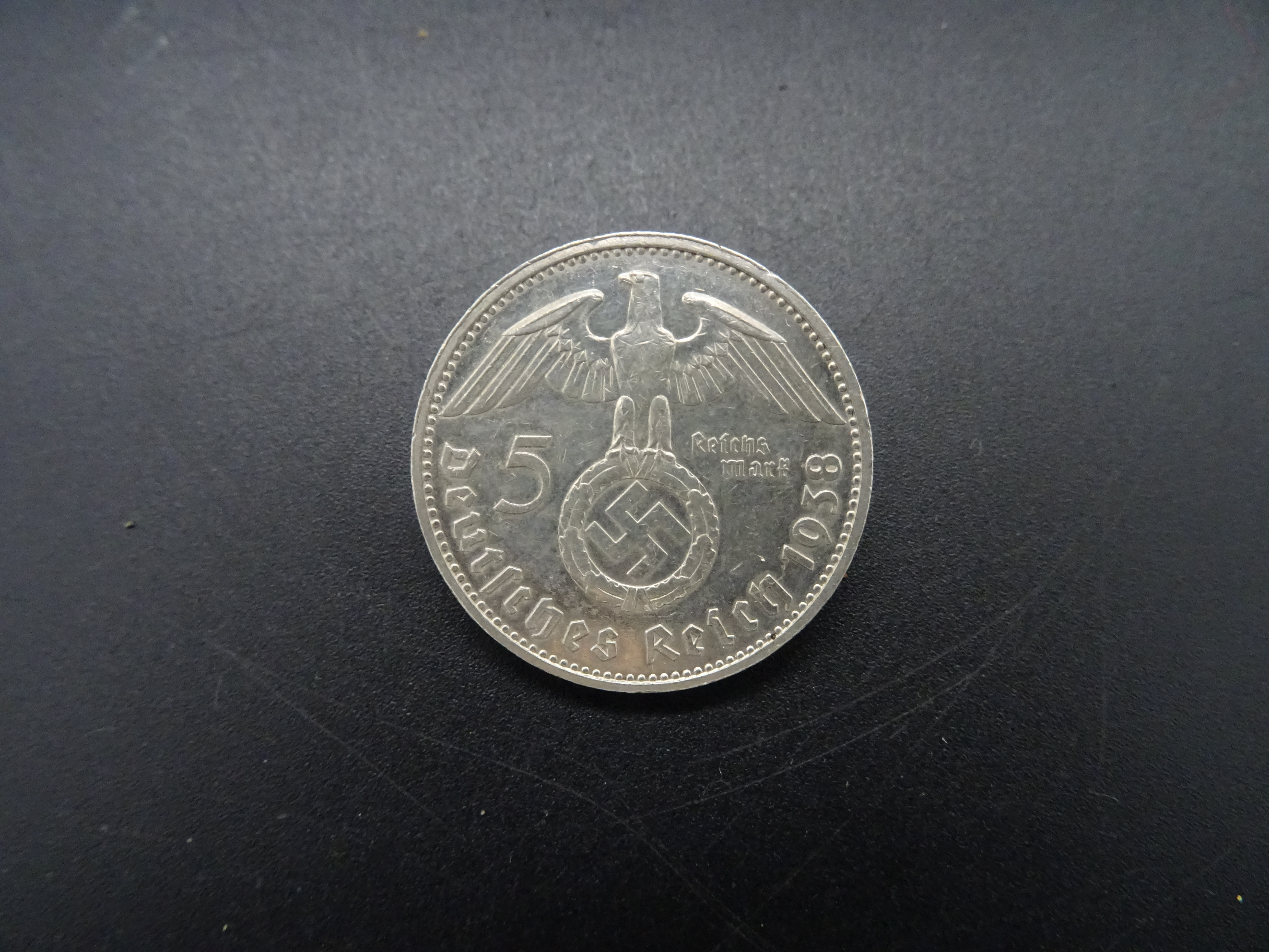 5 Mark 1938 coin