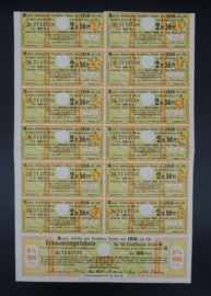 German Kriegsanleihe (War bonds) 2,50 Mark 1916