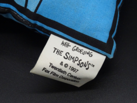 The Simpsons 1997 small cushion Maggie blue