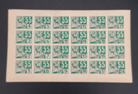 Set of Belgian rations coupons village of Wauthier-Braine