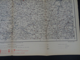 German map WW1 - Paris West