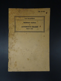 US Technical Manual - Automotive brakes 1941 - TM10-565