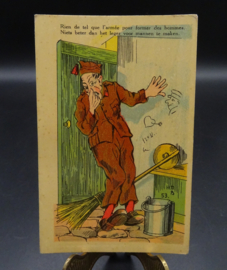 Belgian humoristic postcard 1930's