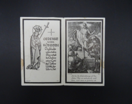 German WW2 death notice Obergefreiter Pionier Regiment