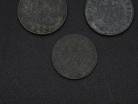 German Reichspfennig set of 5 coins (2)