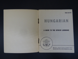 TM 30-316 Hungarian Language Guide - December 28, 1943