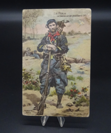 French postcard Poilu