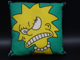 The Simpsons 1997 small cushion Lisa green