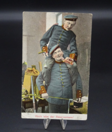 German postcard Reservemann