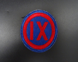 US 9th Army Corps Greenback Patch WW2