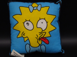The Simpsons 1997 small cushion Maggie blue
