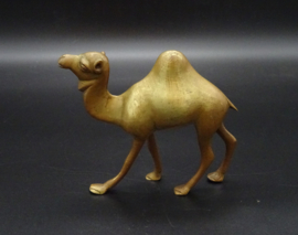 Brass dromedary statue