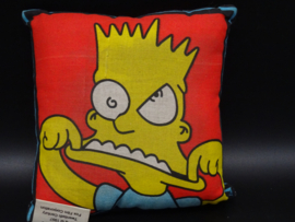 The Simpsons 1997 small cushion Bart red
