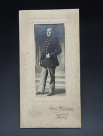 Studio photograph, Belgian soldier