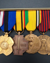 Belgian medal bar ww2 veteran