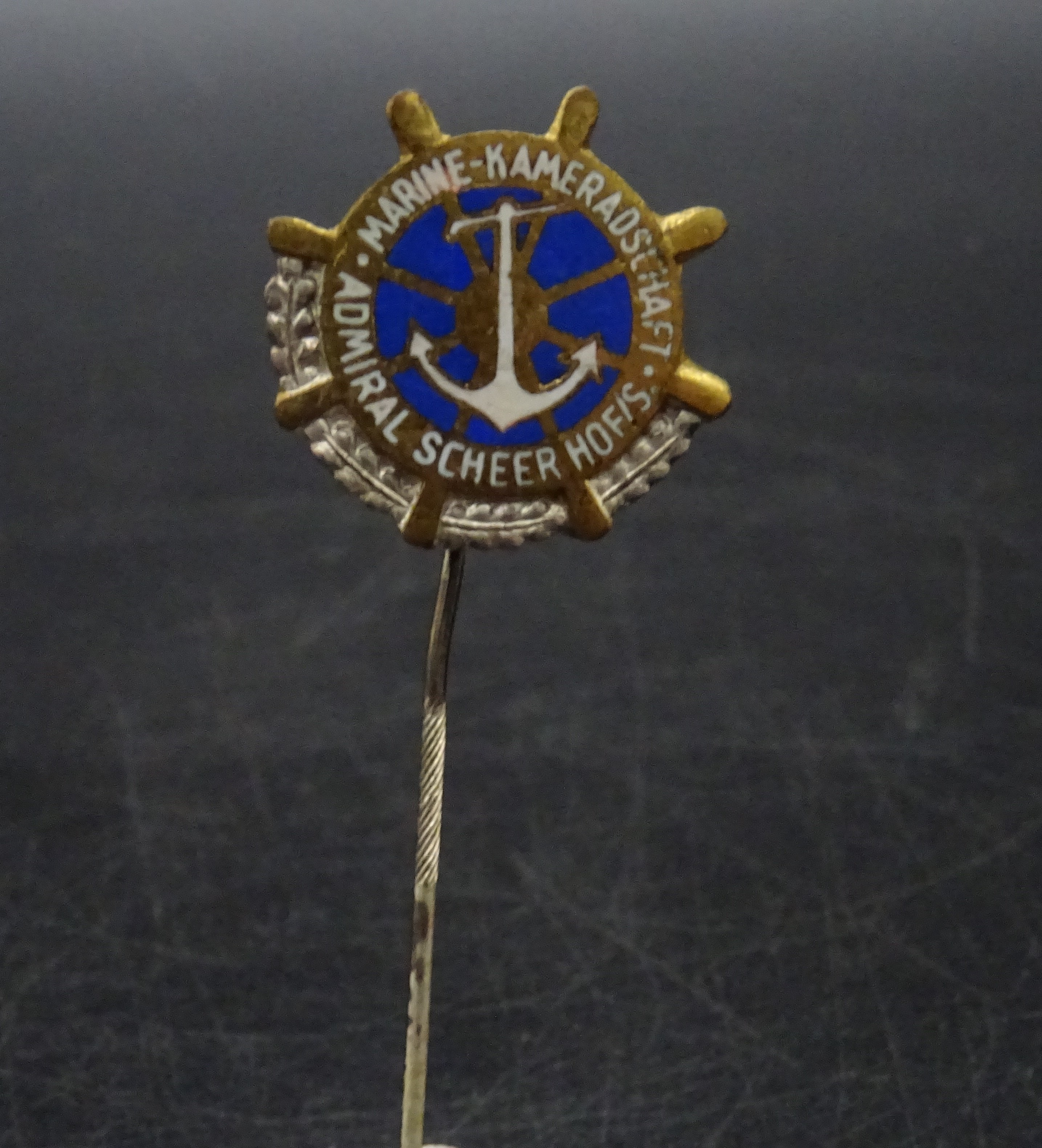 Marine Kameradschaft Admiral Scheer Hoffs stickpin