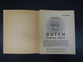 TM 30-607 Dutch Phrase Book - December 15, 1943
