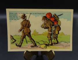Belgian humoristic postcard 1930's