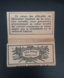 Belgian Goudron La+ cigarette papers