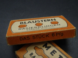 German Blaustern razor blades ww2