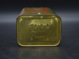 US Life Boat Life Raft rations tin 1945