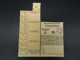Lot with various German coupons WW2