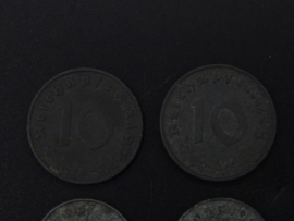 German Reichspfennig set of 5 coins (3)