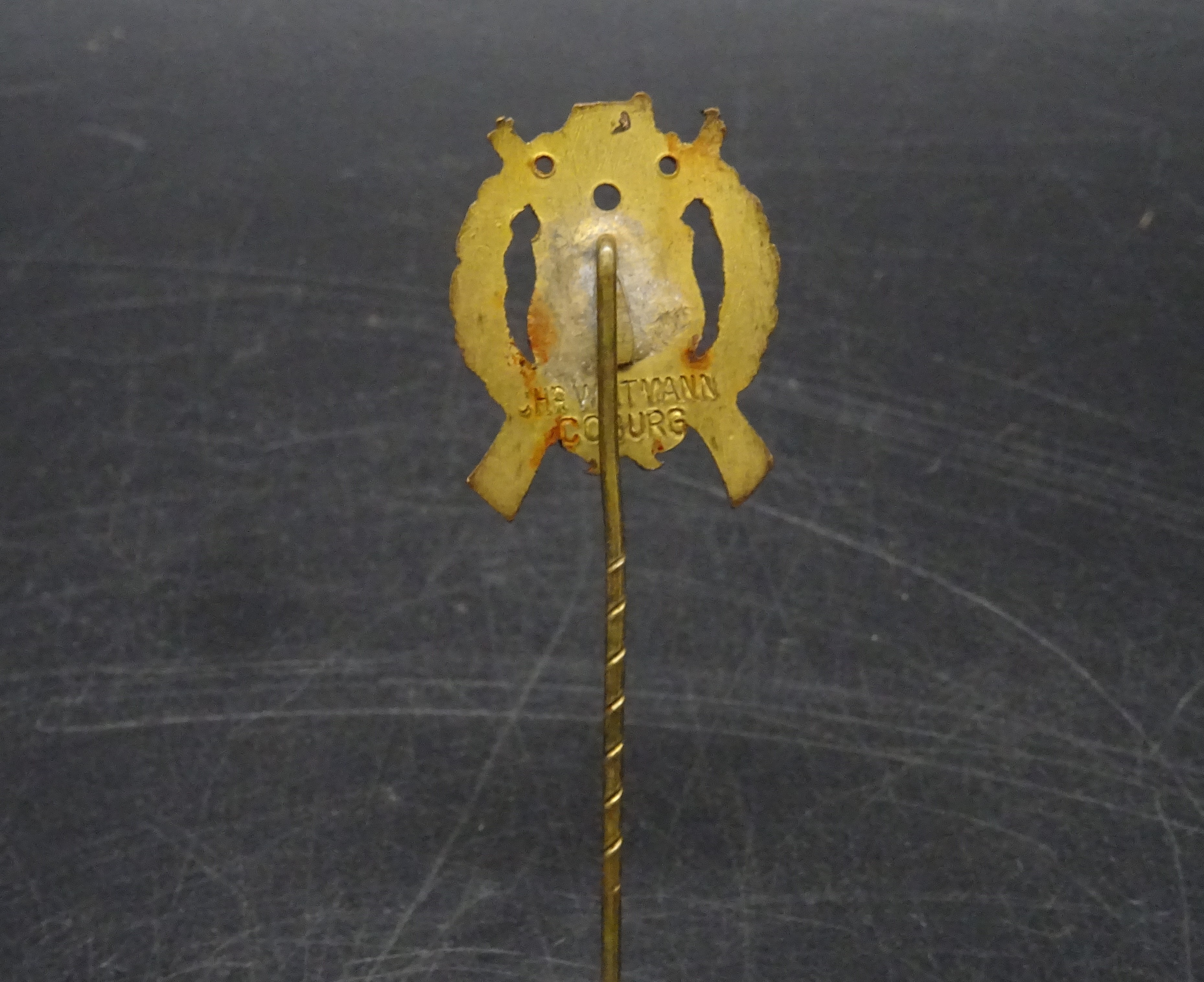 Stickpin Kameraden Jäger und Schütze Kobürg