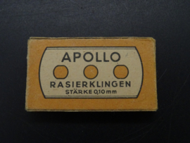 German Apollo razor blades ww2