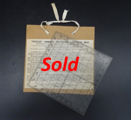 'Douglas' Combined Protractor & Parallel Rule