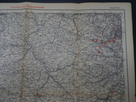 German map WW1 - Paris West