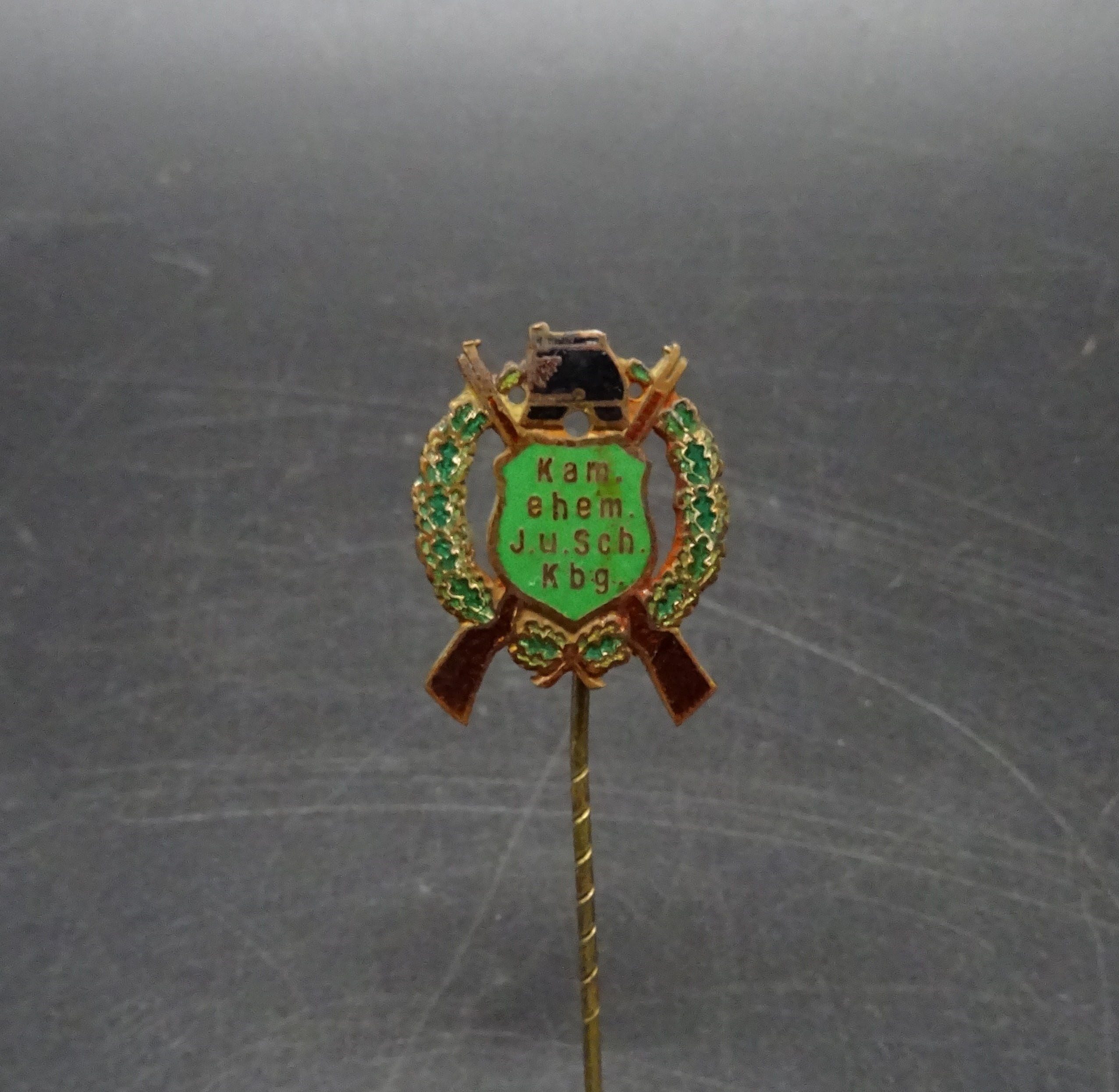 Stickpin Kameraden Jäger und Schütze Kobürg