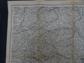 German map WW1 - Paris West